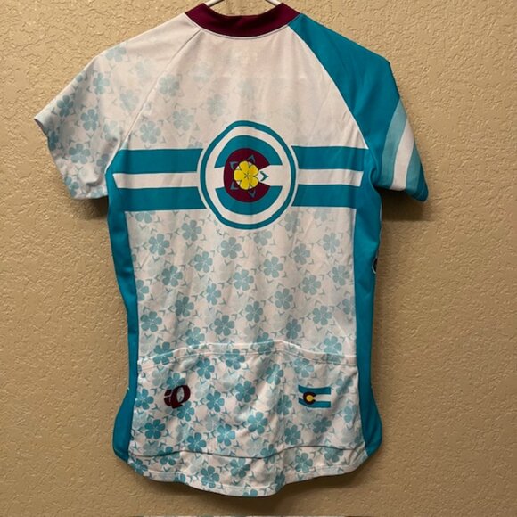 Pearl Izumi Select Series Cycling Jersey Women's L White Short Sleeve Half Zip - Picture 4 of 8